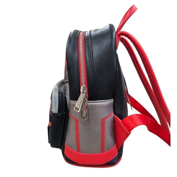 Loungefly X Marvel Falcon Cosplay Mini Backpack with Wings - Picture 4 of 8